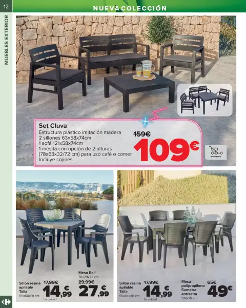 Ofertas de Carrefour España de 14 abril a 14 mayo 2026 Terraza y jardín - Página 12
