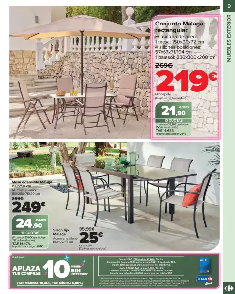 Ofertas de Carrefour España de 14 abril a 14 mayo 2026 Terraza y jardín - Página 9