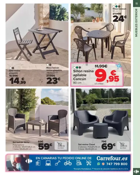 Ofertas de Carrefour España de 14 abril a 14 mayo 2026 Terraza y jardín - Página 11