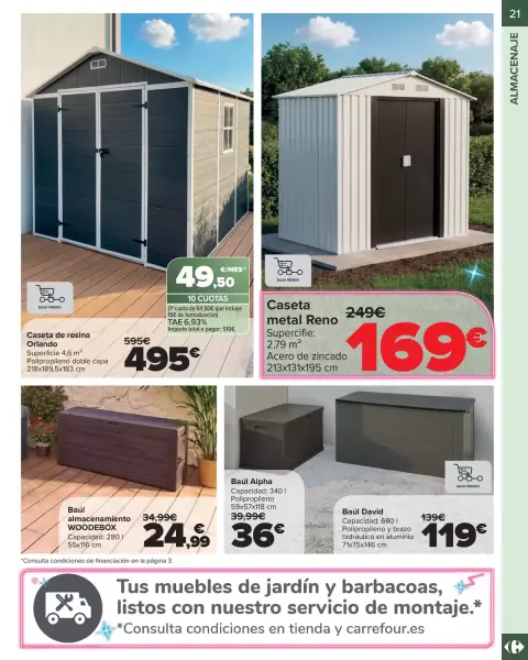 Ofertas de Carrefour España de 14 abril a 14 mayo 2026 Terraza y jardín - Página 21