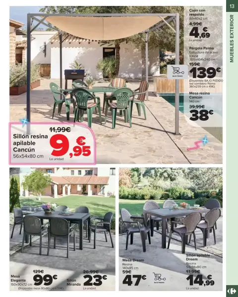 Ofertas de Carrefour España de 14 abril a 14 mayo 2026 Terraza y jardín - Página 13