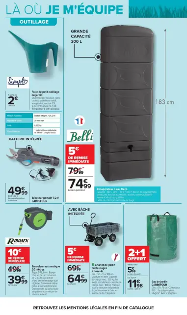 Carrefour France offers from 14 to 27 April 2026 GARDEN PLANTING AND FURNITURE - Page 17