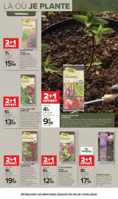 Carrefour France offers from 14 to 27 April 2026 GARDEN PLANTING AND FURNITURE - Page 13