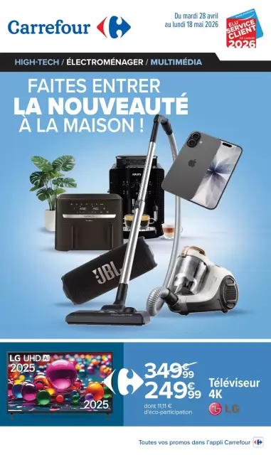 Carrefour France offers from 28 April to 18 May 2026 BRINGING NEWNESS INTO THE HOME - Page 1