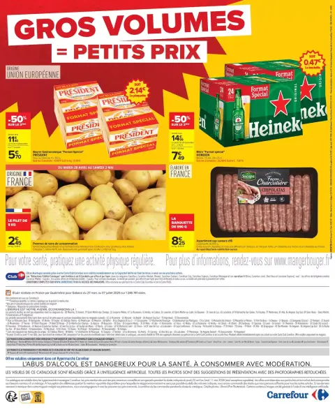 Carrefour France offers from 23 April to 11 May 2026 LARGE VOLUMES 2 - Page 40
