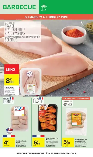 Carrefour France offers from 21 April to 4 May 2026 BARBECUE DEALS - Page 11