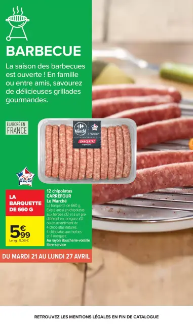 Carrefour France offers from 21 April to 4 May 2026 BARBECUE DEALS - Page 6
