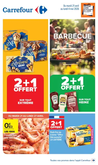 Carrefour France offers from 21 April to 4 May 2026 BARBECUE DEALS - Page 1