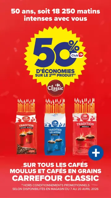 Carrefour France offers from 8 April to 4 May 2026 DISCOVER THE CARREFOUR CLASSIC BRAND - Page 7