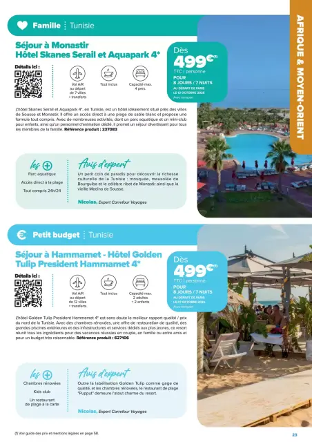 Carrefour France offers from 22 January to 22 June 2026 TOUR STAYS OFFERS - CROSSROADS TRAVEL CREATIONS - Page 23