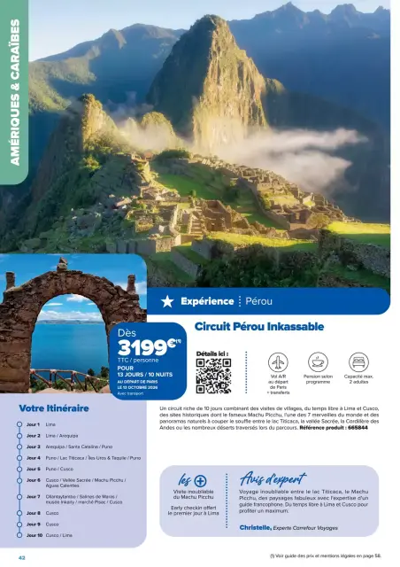 Carrefour France offers from 22 January to 22 June 2026 TOUR STAYS OFFERS - CROSSROADS TRAVEL CREATIONS - Page 42