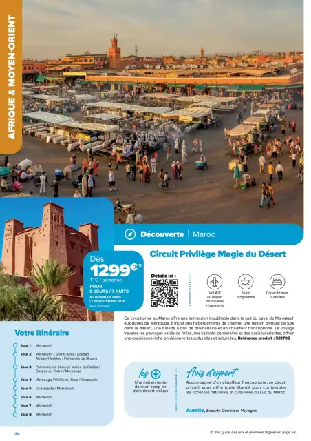 Carrefour France offers from 22 January to 22 June 2026 TOUR STAYS OFFERS - CROSSROADS TRAVEL CREATIONS - Page 24