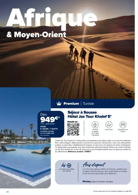 Carrefour France offers from 22 January to 22 June 2026 TOUR STAYS OFFERS - CROSSROADS TRAVEL CREATIONS - Page 22