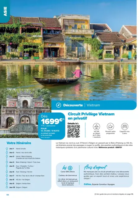 Carrefour France offers from 22 January to 22 June 2026 TOUR STAYS OFFERS - CROSSROADS TRAVEL CREATIONS - Page 54