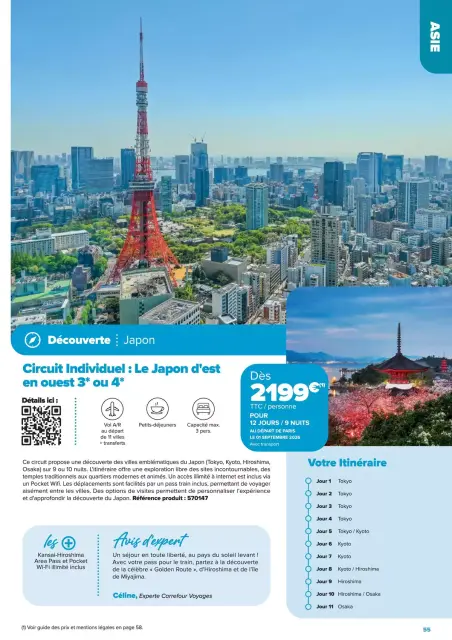 Carrefour France offers from 22 January to 22 June 2026 TOUR STAYS OFFERS - CROSSROADS TRAVEL CREATIONS - Page 55