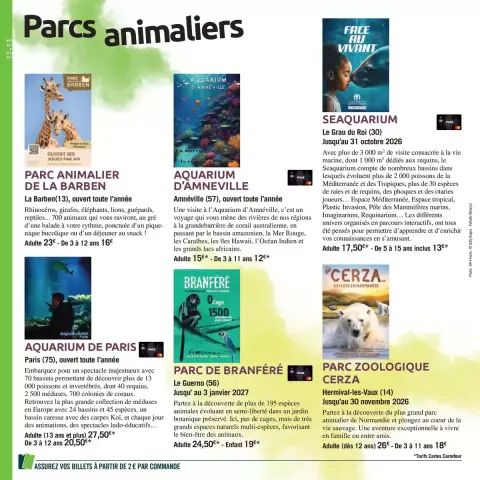 Carrefour France offers from 3 April to 30 September 2026 THE BOOK OF OUTINGS OFFERS - Page 12