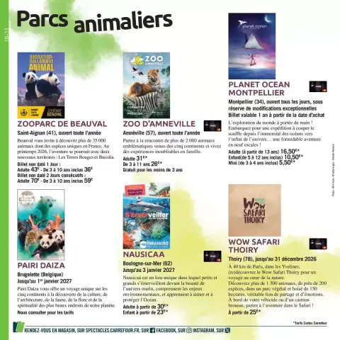 Carrefour France offers from 3 April to 30 September 2026 THE BOOK OF OUTINGS OFFERS - Page 10