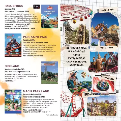 Carrefour France offers from 3 April to 30 September 2026 THE BOOK OF OUTINGS OFFERS - Page 7