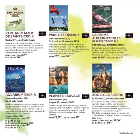 Carrefour France offers from 3 April to 30 September 2026 THE BOOK OF OUTINGS OFFERS - Page 11