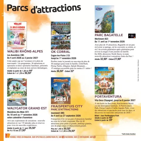 Carrefour France offers from 3 April to 30 September 2026 THE BOOK OF OUTINGS OFFERS - Page 6