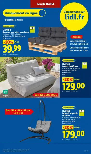Lidl France offers from 16 to 22 April 2026 Weekly Special Offers - Page 39