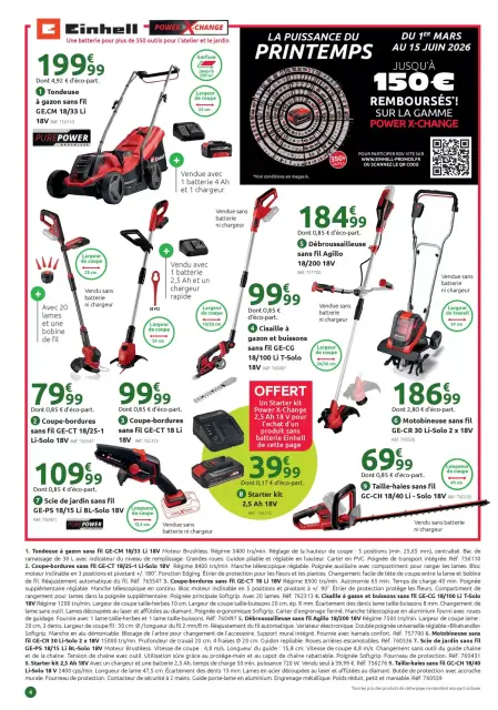 Mr.Bricolage France offers from 9 April to 2 May 2026 GARDEN SPECIAL OFFERS - Page 4