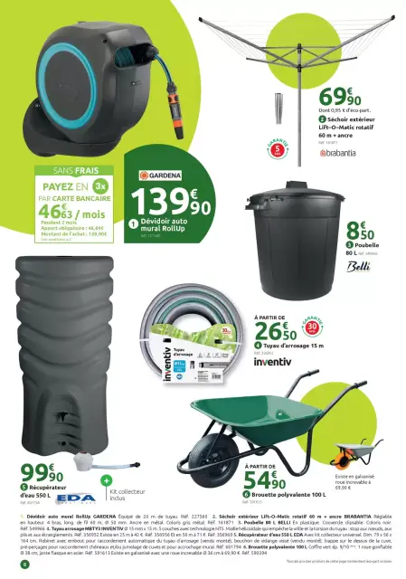 Mr.Bricolage France offers from 9 April to 2 May 2026 GARDEN SPECIAL OFFERS - Page 8