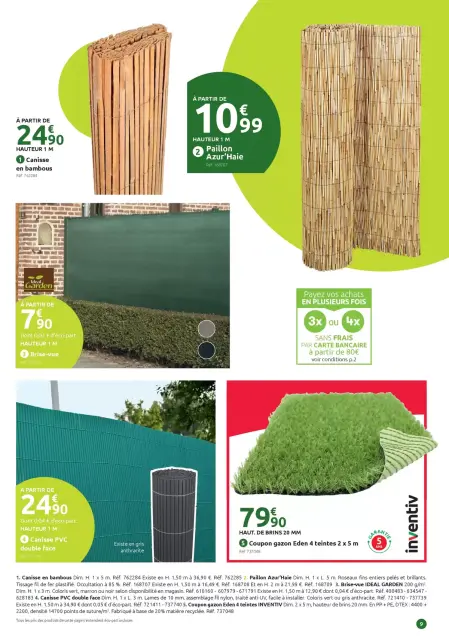 Mr.Bricolage France offers from 9 April to 2 May 2026 GARDEN SPECIAL OFFERS - Page 9