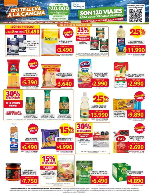 Offres Magasins Ara Colombie de 2 avril à 26 mai 2026 Offres principales pour tous les clients - Page 14