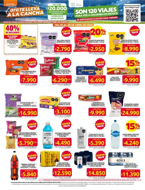 Offres Magasins Ara Colombie de 2 avril à 26 mai 2026 Offres principales pour tous les clients - Page 4