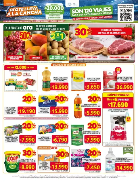 Offres Magasins Ara Colombie de 2 avril à 26 mai 2026 Offres principales pour tous les clients - Page 3