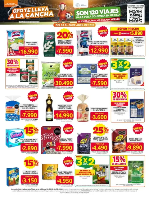 Offres Magasins Ara Colombie de 2 avril à 26 mai 2026 Offres principales pour tous les clients - Page 2