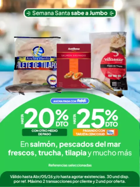 Ofertas de Tiendas Jumbo Colombia de 1 abril a 26 mayo 2026 Ofertas especiales para ti - Página 1