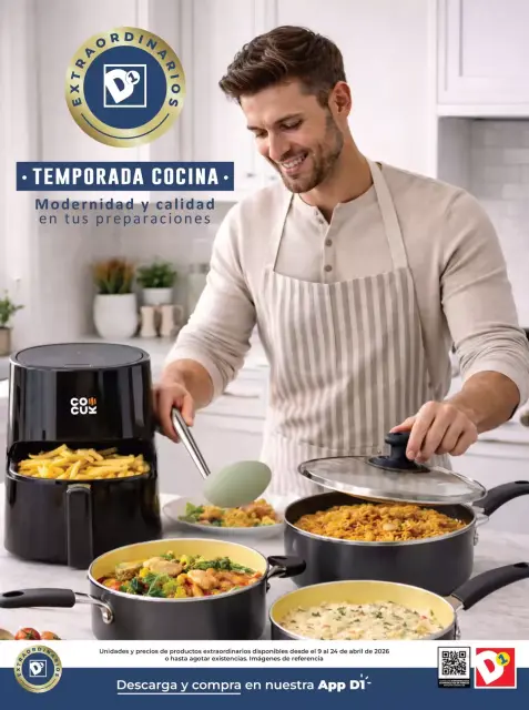 Ofertas de Tiendas D1 Colombia de 9 a 24 abril 2026 TEMPORADA DE COCINA TIENDAS D1 - Página 1