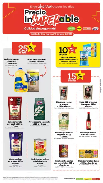 Ofertas de Éxito Colombia de 13 marzo a 19 junio 2026 PRECIO INSUPERABLE - Página 1