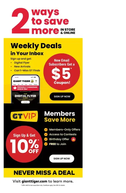 Giant Tiger Canada offers from 15 to 21 April 2026 Special offers for you - Page 14