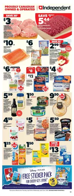 Independent Grocer Canada offers from 16 to 22 April 2026 Discounts and promotions - Page 1