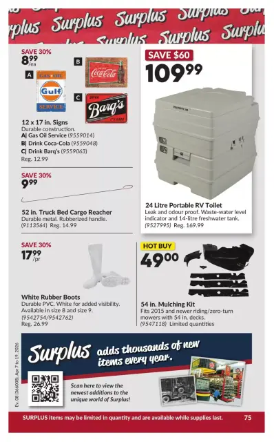 Princess Auto Canada offers from 7 to 19 April 2026 Great offer for all customers - Page 82