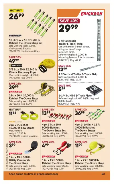 Princess Auto Canada offers from 7 to 19 April 2026 Great offer for all customers - Page 59