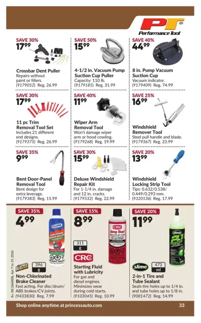 Princess Auto Canada offers from 7 to 19 April 2026 Great offer for all customers - Page 39