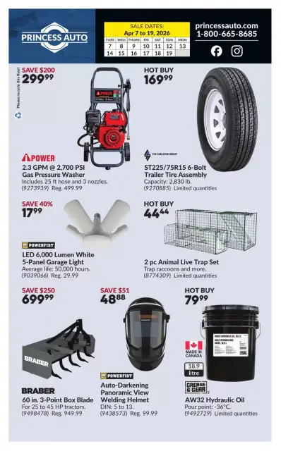 Princess Auto Canada offers from 7 to 19 April 2026 Great offer for all customers - Page 2