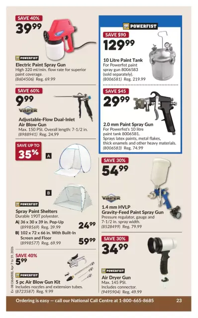 Princess Auto Canada offers from 7 to 19 April 2026 Great offer for all customers - Page 29