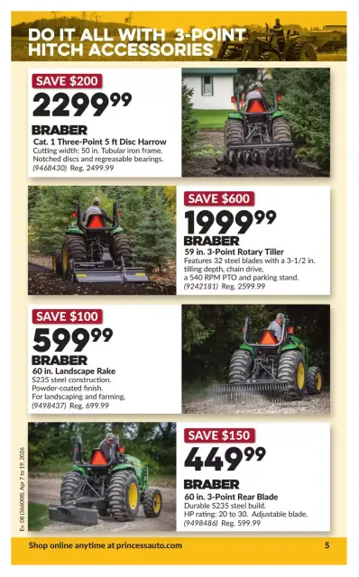 Princess Auto Canada offers from 7 to 19 April 2026 Great offer for all customers - Page 11