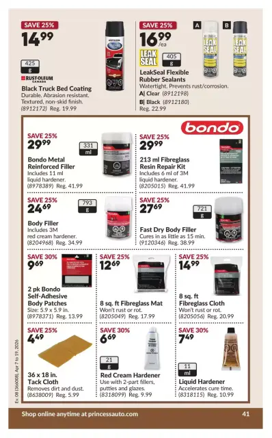 Princess Auto Canada offers from 7 to 19 April 2026 Great offer for all customers - Page 47