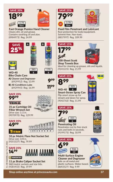 Princess Auto Canada offers from 7 to 19 April 2026 Great offer for all customers - Page 43