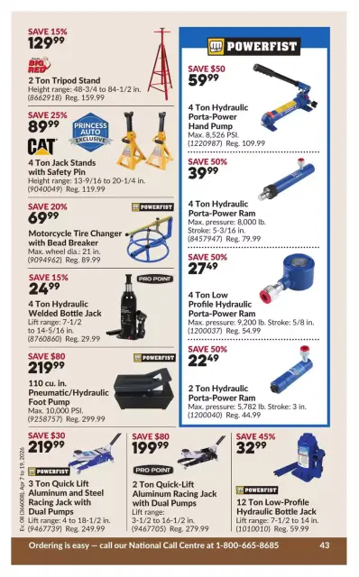 Princess Auto Canada offers from 7 to 19 April 2026 Great offer for all customers - Page 49