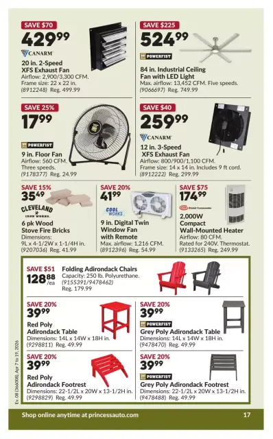 Princess Auto Canada offers from 7 to 19 April 2026 Great offer for all customers - Page 23