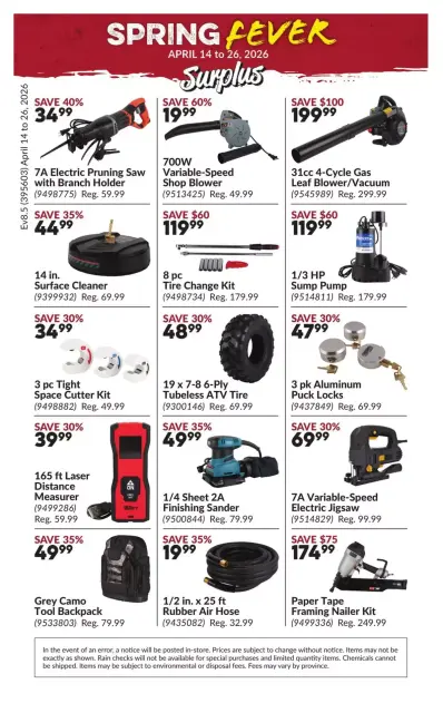 Princess Auto Canada offers from 14 to 26 April 2026 Current deals and offers - Page 24
