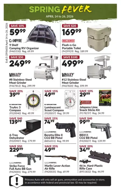 Princess Auto Canada offers from 14 to 26 April 2026 Current deals and offers - Page 5