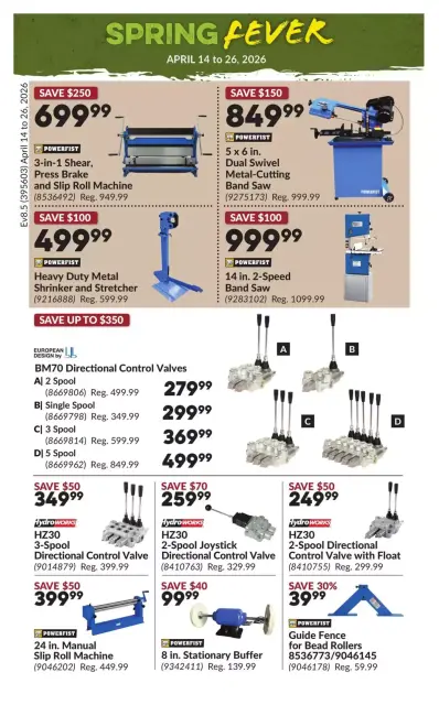Princess Auto Canada offers from 14 to 26 April 2026 Current deals and offers - Page 19